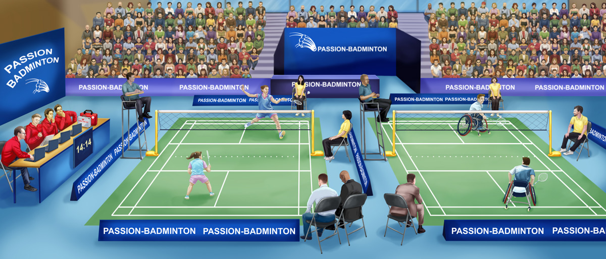 L'échelle d'agilité – A l'école de badminton